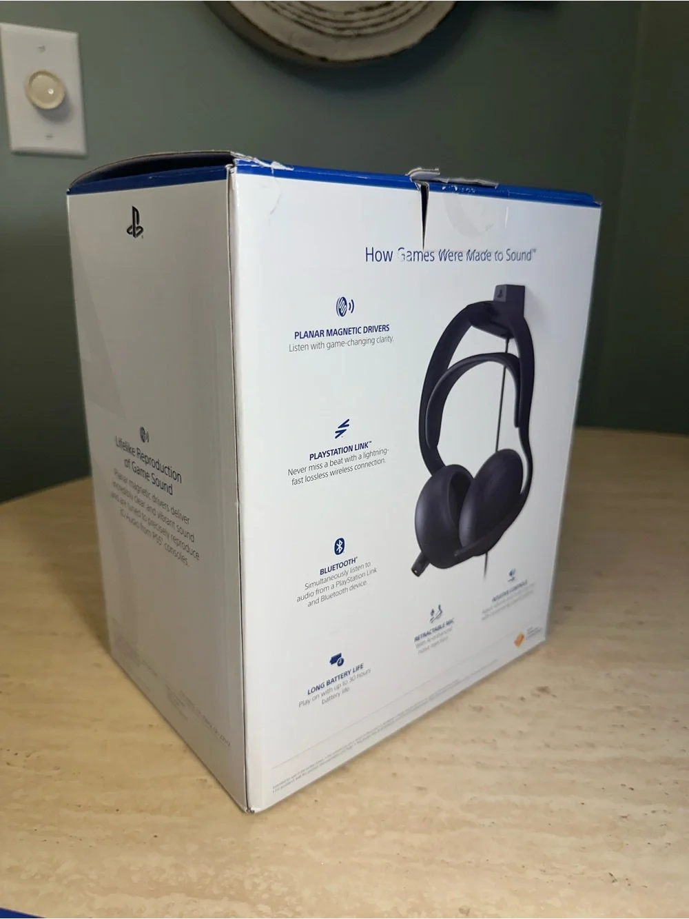 Sony Pulse Elite Wireless Headset Compatible with PlayStation 5, PC/Mac/Mobile